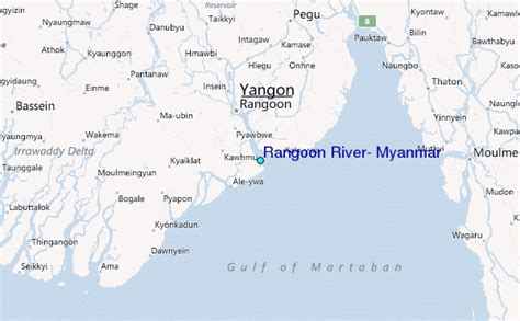 Rangoon River, Myanmar Tide Station Location Guide