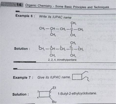 Organic Chemistry Some Basic Principles And Techniques Example W