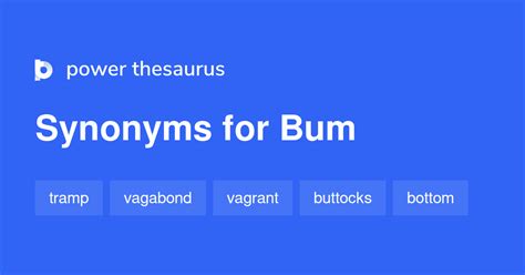 BUM Synonyms: 2 349 Similar Words & Phrases