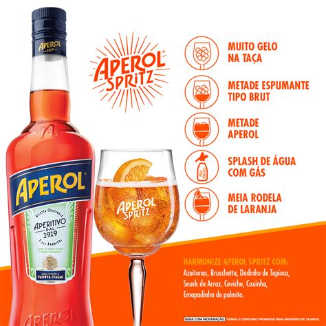 Aperitivo Aperol Garrafa 750ml Supermercadosimperatriz