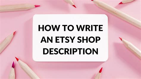 How To Write An Etsy Shop Description Thrive On Etsy