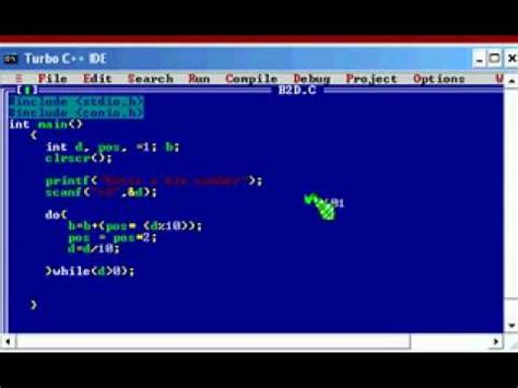 How To Convert Decimal To Binary In C Program