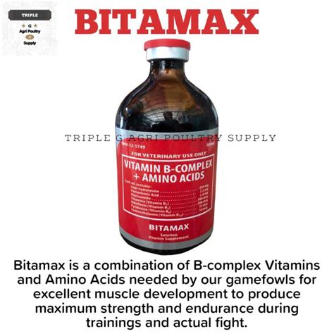 Bitamax Ml Vitamin B Complex Amino Acids Lazada Ph