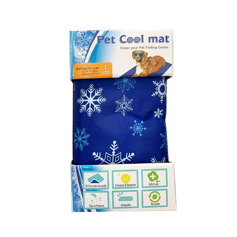 Manta Refrescante Talla L Azul Para Mascotas Pet Cool Mat Cochikis