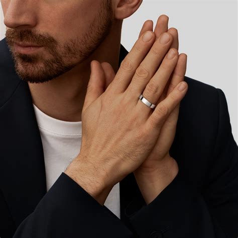 White Gold Wedding Rings For Men With Diamonds