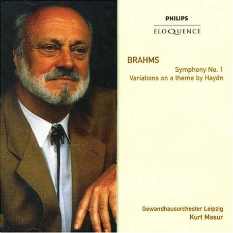 Brahms Symphony No Haydn Variations La Bo Te Musique