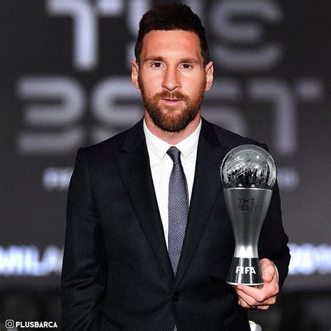 Lionel Messi Es El Ganador Al Premio The Best Al Mejor Jugador De La Temporada 2018 2019