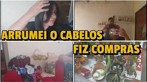 VLOG UM DIA PRODUTIVO COMIGO FIZ COMPRAS ARRUMEI O CABELO E