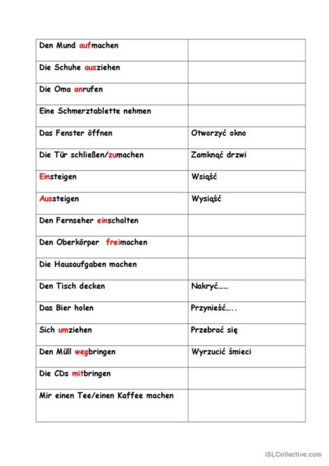 145 Imperativ Deutsch DAF Arbeitsblätter pdf doc