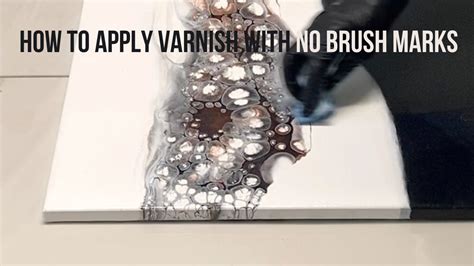 How To Varnish Acrylic Painting Enhance Your Fluid Painting Apply