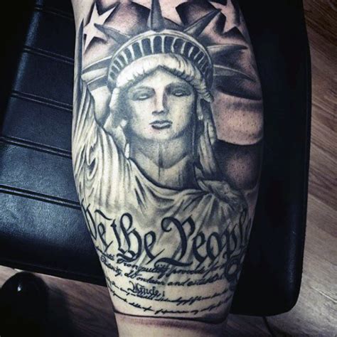 82 Tatuajes De La Estatua De La Libertad Con El Significado