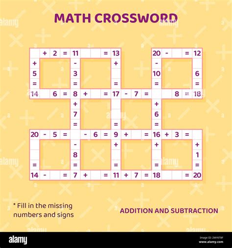 Math Crossword Puzzles With Answers Pdf