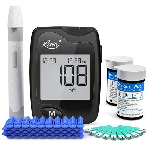 Amazon Diabetes Testing Kit Lovia Care Blood Glucose Monitor Kit