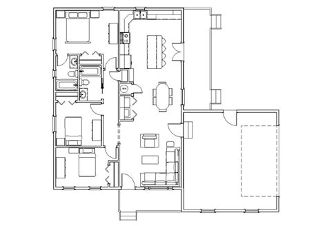 3 Bedroom Ranch Style House Plans 3/2 1209 Square Feet - Etsy