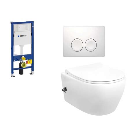 Geberit Duofix Pack Wc Suspendu Design Avec Fonction Bidet Avec Robinet