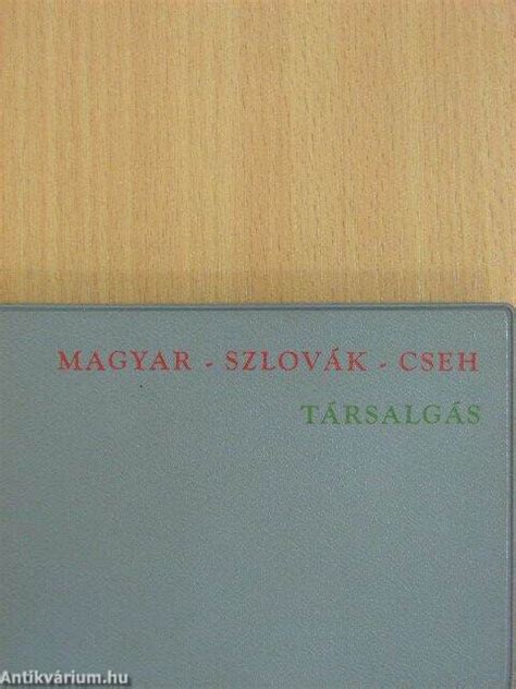 Magyar szlovák cseh társalgás Szlovák Pedagógiai Könyvkiadó