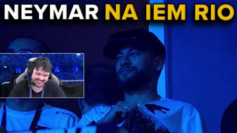 Neymar Foi Ver O Jogo Da Furia Na Iem Rio Cortes Do Gaules Youtube