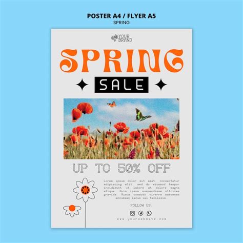 Free Psd Spring Template Design