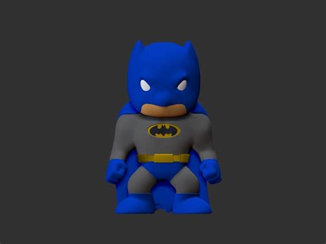 Stl File Chibi Batman 👽・3d Printing Design To Download・cults