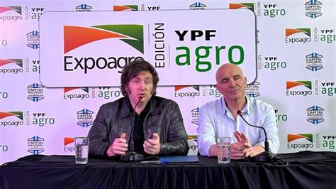 Milei en ExpoAgro 2024 celebró la compra de reservas y prometió