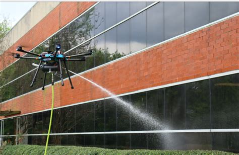 Cleaning Exteriors Faster Smarter And Safer With Spray Drones DroneExpos