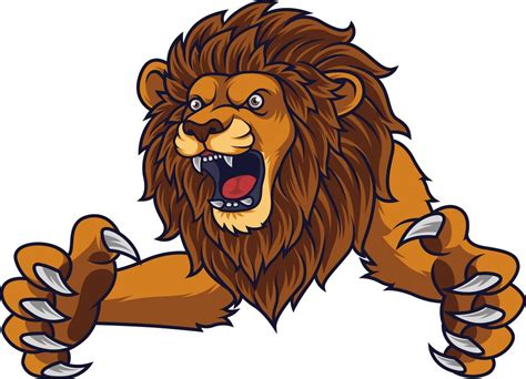 Lions With Sharp Claw Clipart World