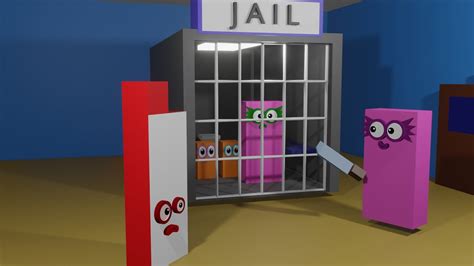 Numberblocks Octonaughty And Terrible Two Gets Arrested Youtube