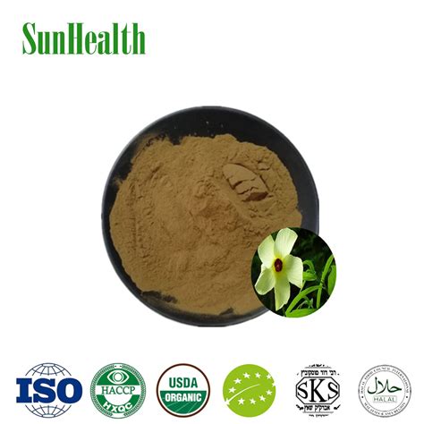 Manufacturer Health Ingredient Natural Polysaccharide Powder Okra