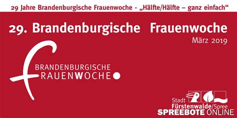 Spreebote Online Familie 29 Brandenburgische Frauenwoche