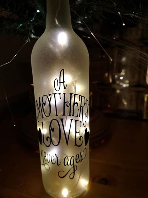 Wine Bottle Luminary Light Wine Bottle Wine Bottle Crafts Lighted Wine Bottles