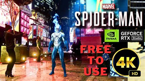 Marvel S Spider Man Remastered Night Free Roam Gameplay Pc Rtx Ultra Graphics 4k 60fps