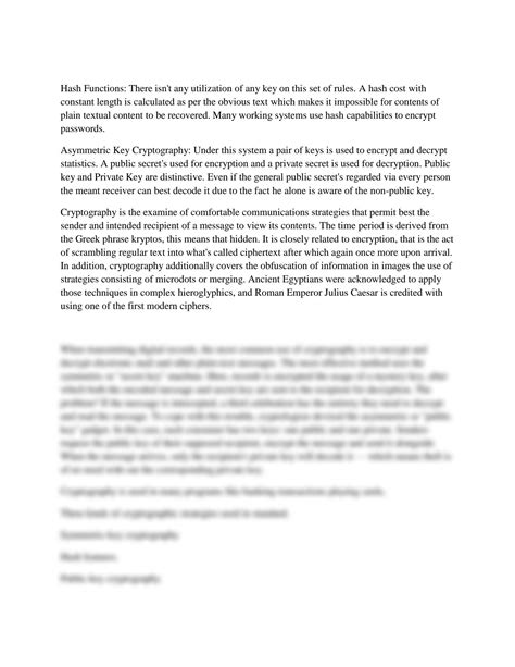 Solution Cryptography And Its Types Studypool
