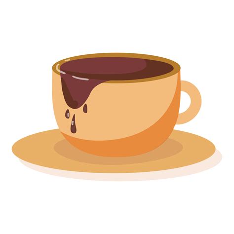 Vector De Dibujos Animados De Icono De Taza De Chocolate Caliente