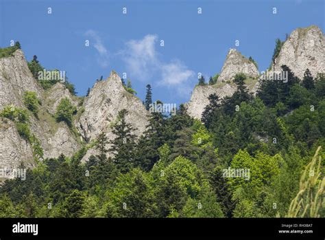 Mountains Three Crowns Trzy Korony Is Polish Pieniny National Park