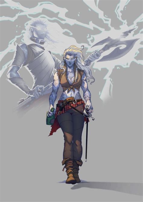 Artstation Dandd Water Genasi Cleric Domenico Domeddi Esposito