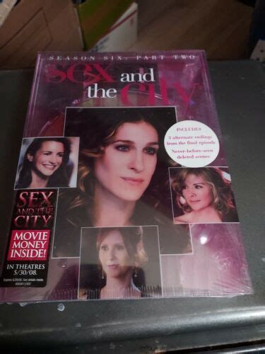 Sex And The City The Sixth Season Part Dvd Disc Set For