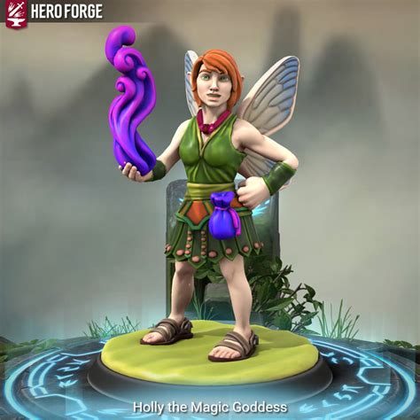 Hero Forge Holly The Magic Goddess By Mask Of Vice On Deviantart