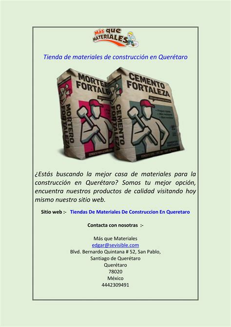 Ppt Tienda De Materiales De Construcci N En Quer Taro Powerpoint