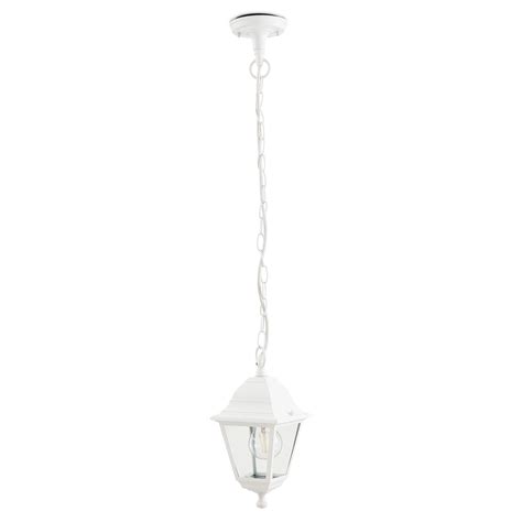 Blooma Varennes Matt White Mains Powered Halogen Outdoor Pendant Wall