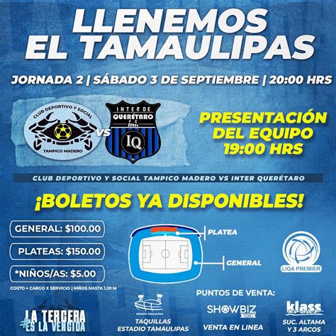 Club Deportivo Y Social Tampico Madero On Twitter Listos Para Ver A