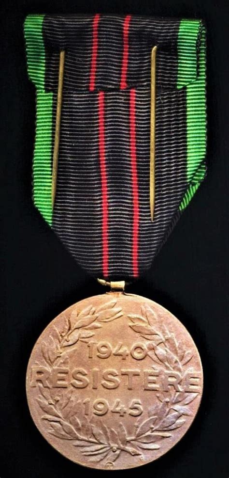 Aberdeen Medals Belgium Medal Of The Resistance 1940 1945 Medaille