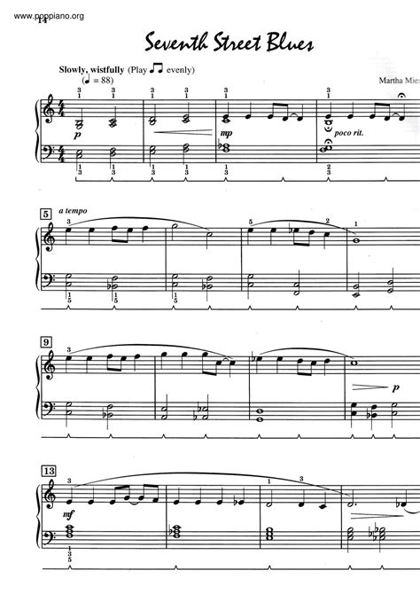 Martha Mier Seventh Street Blues Sheet Music Pdf Free Score Download ★