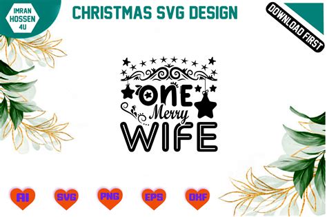 One Merry Wife Graphic By Imranhossen U Creative Fabrica