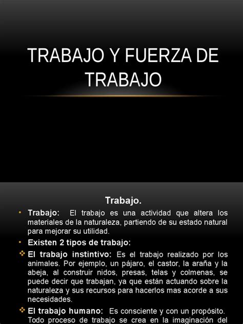 Trabajo Y Fuerza De Trabajo Capitulo 1 Harry Braverman Pdf Capital