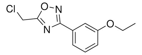 5 Chloromethyl 3 3 Ethoxyphenyl 1 2 4 Oxadiazole AldrichCPR 937632 13 8