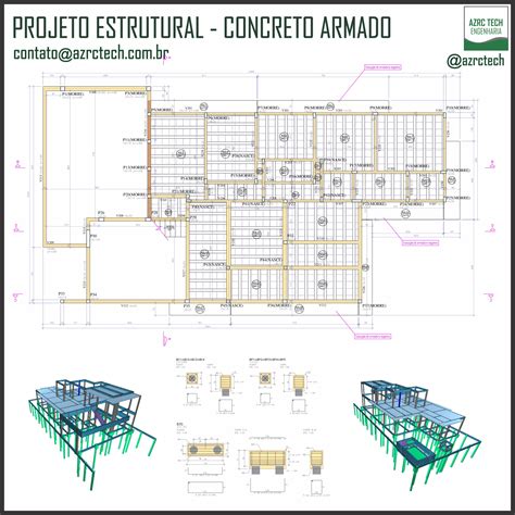 Projeto Residencial Projeto De Estrutura Em Concreto Armado