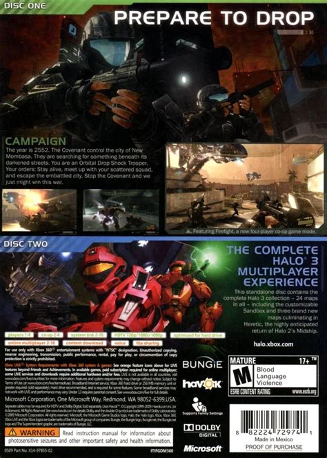 Halo Odst Para Xbox