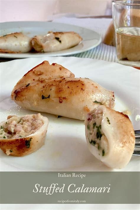 Italian Stuffed Calamari Recipe Recipes From Italy