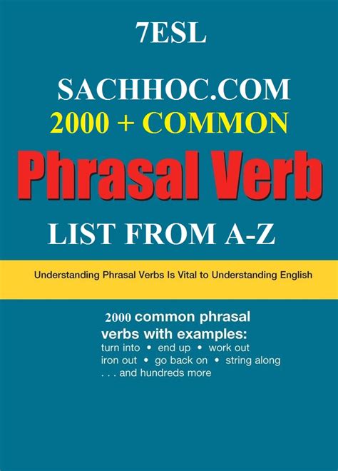 PDF Phrasal Verb Organiser With Mini Dictionary