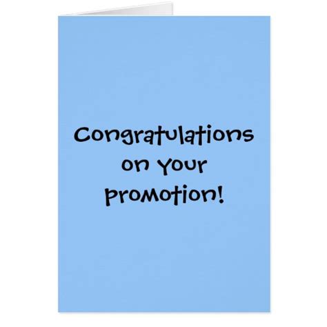 Congratulations on your promotion! card | Zazzle